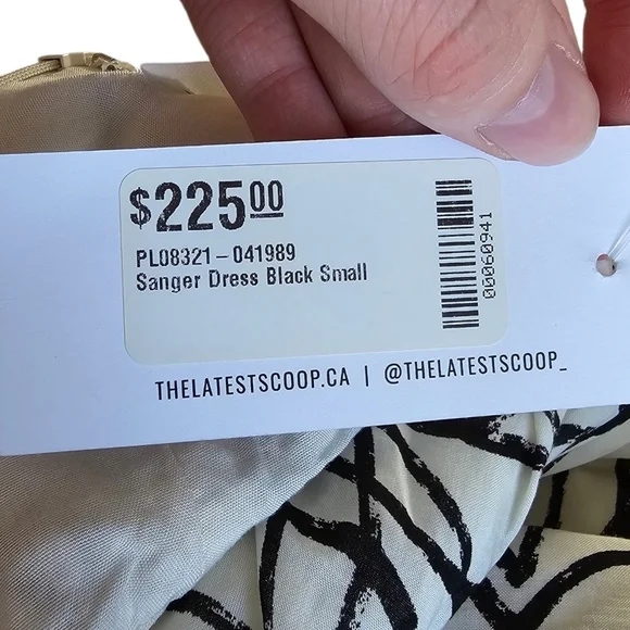 ASTR Black and White Sanger Maxi Dress Sz S - Picture 9 of 11